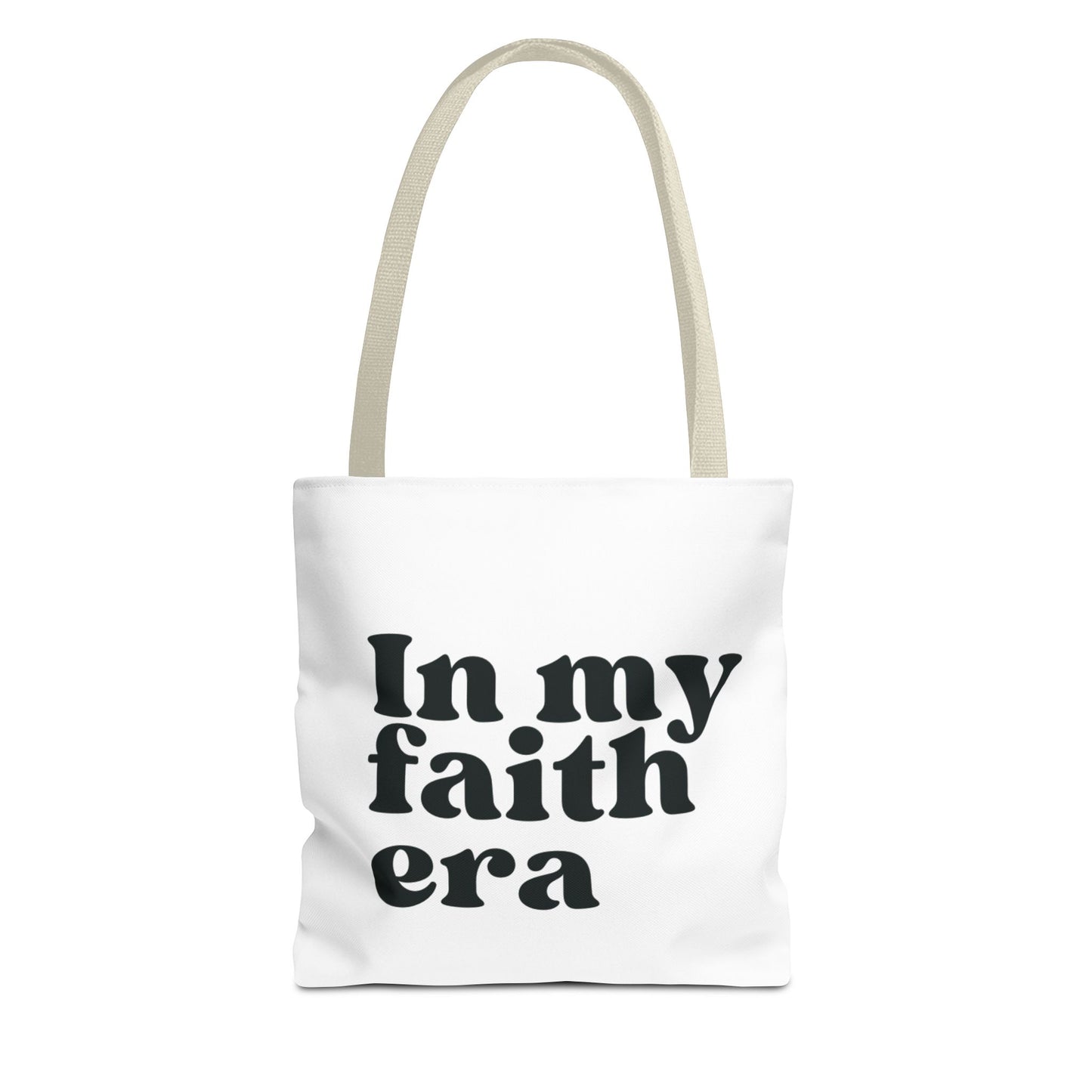 "In My Faith Era" Tote Bag