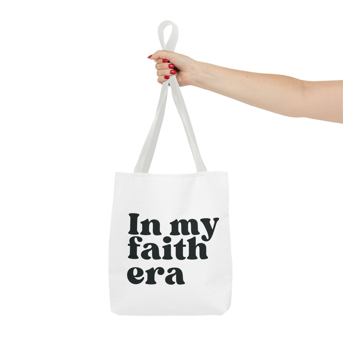 "In My Faith Era" Tote Bag