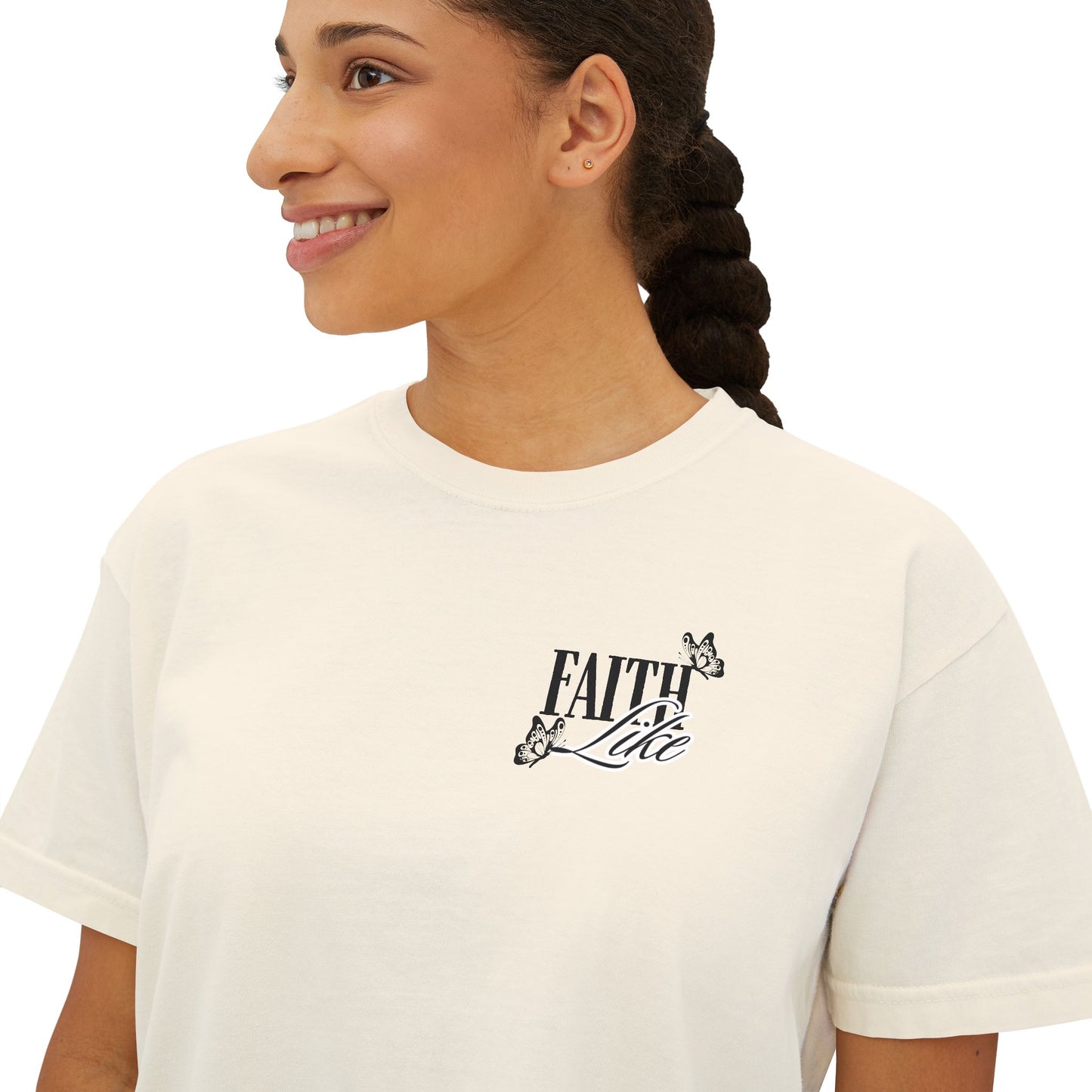 "Becoming Her Through Him" Tee