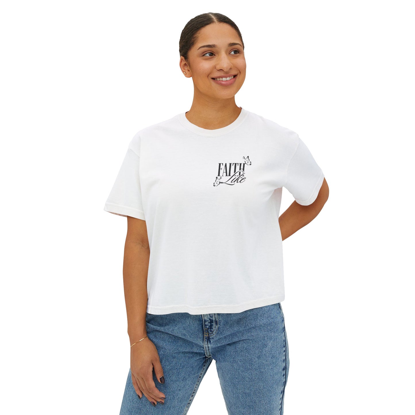 "Becoming Her Through Him" Tee